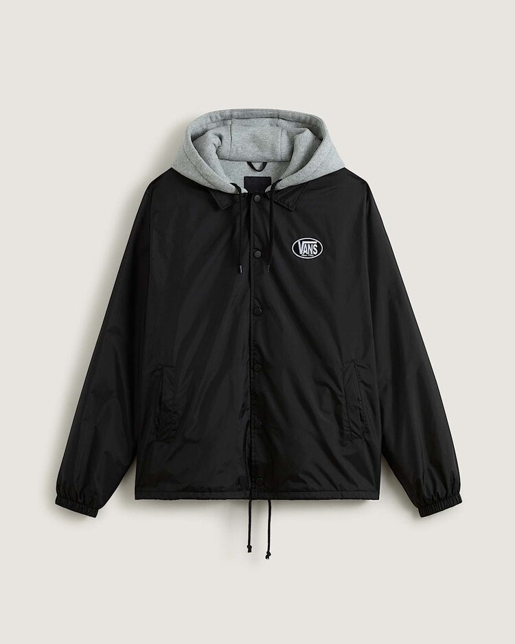 VANS VANS Riley Hooded Coaches Jacket Black