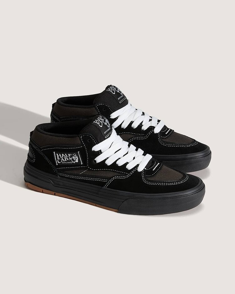 VANS VANS Skate Half Cab Wafflecup Shoe Black/Asphalt