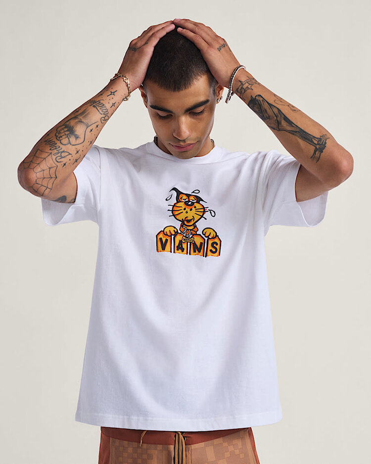 VANS VANS Waffles The Dog T-Shirt White