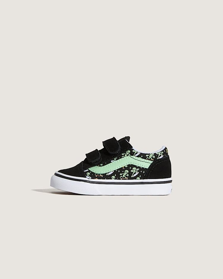 VANS VANS Toddler Old Skool V Shoe Black/Green