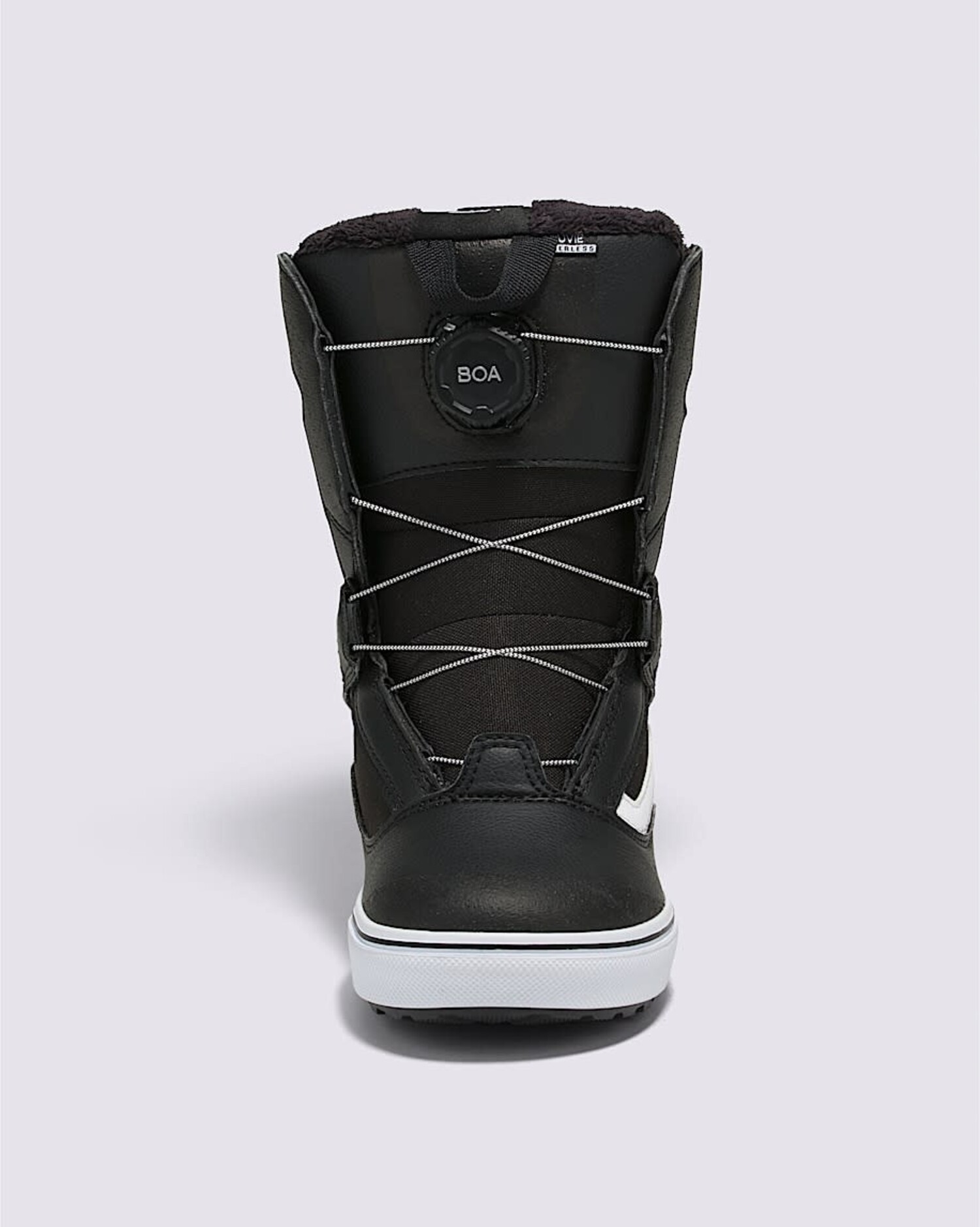 2026 VANS Youth Juvie Linerless Snowboard Boots In Black/White