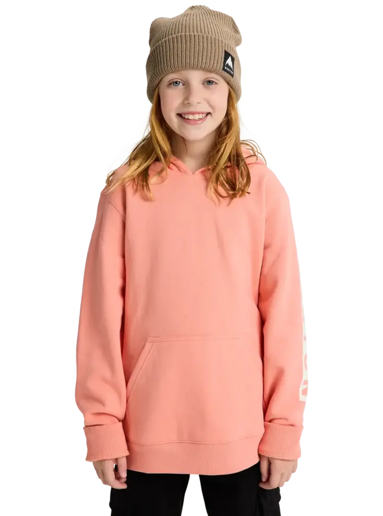 BURTON BURTON Kids' Elite Pullover Hoodie Sunrise Coral