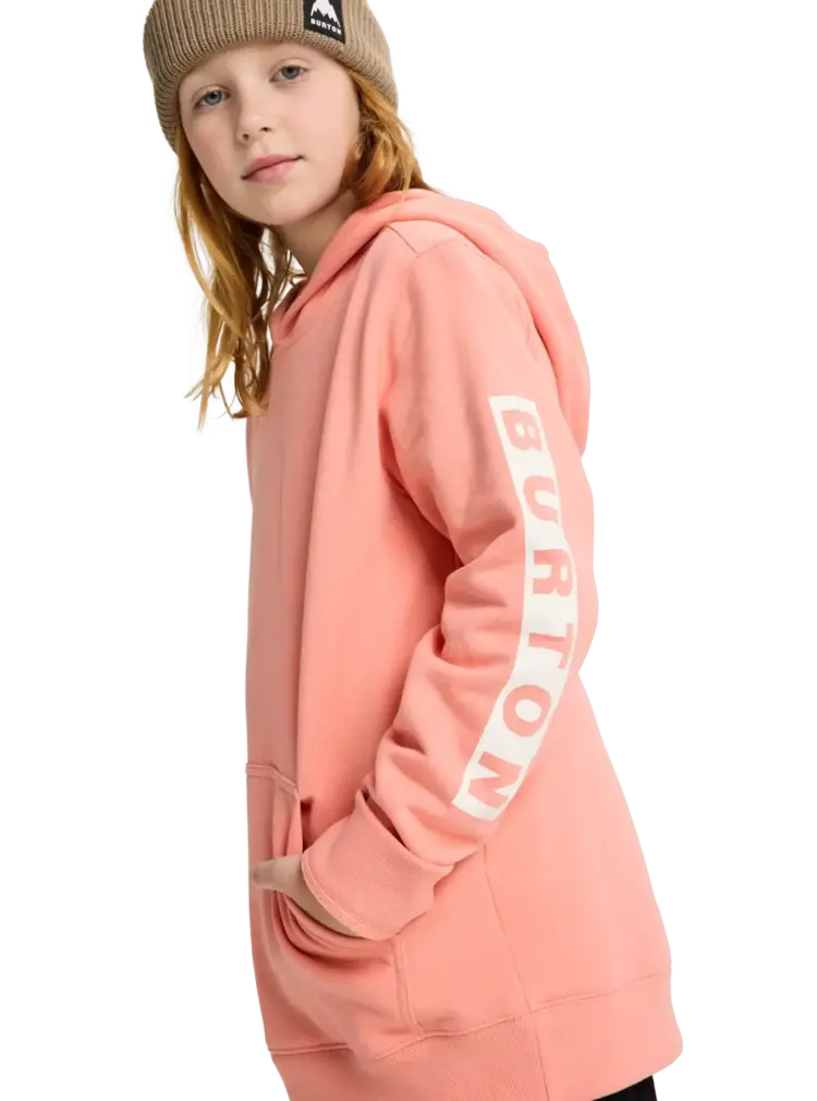 BURTON BURTON Kids' Elite Pullover Hoodie Sunrise Coral
