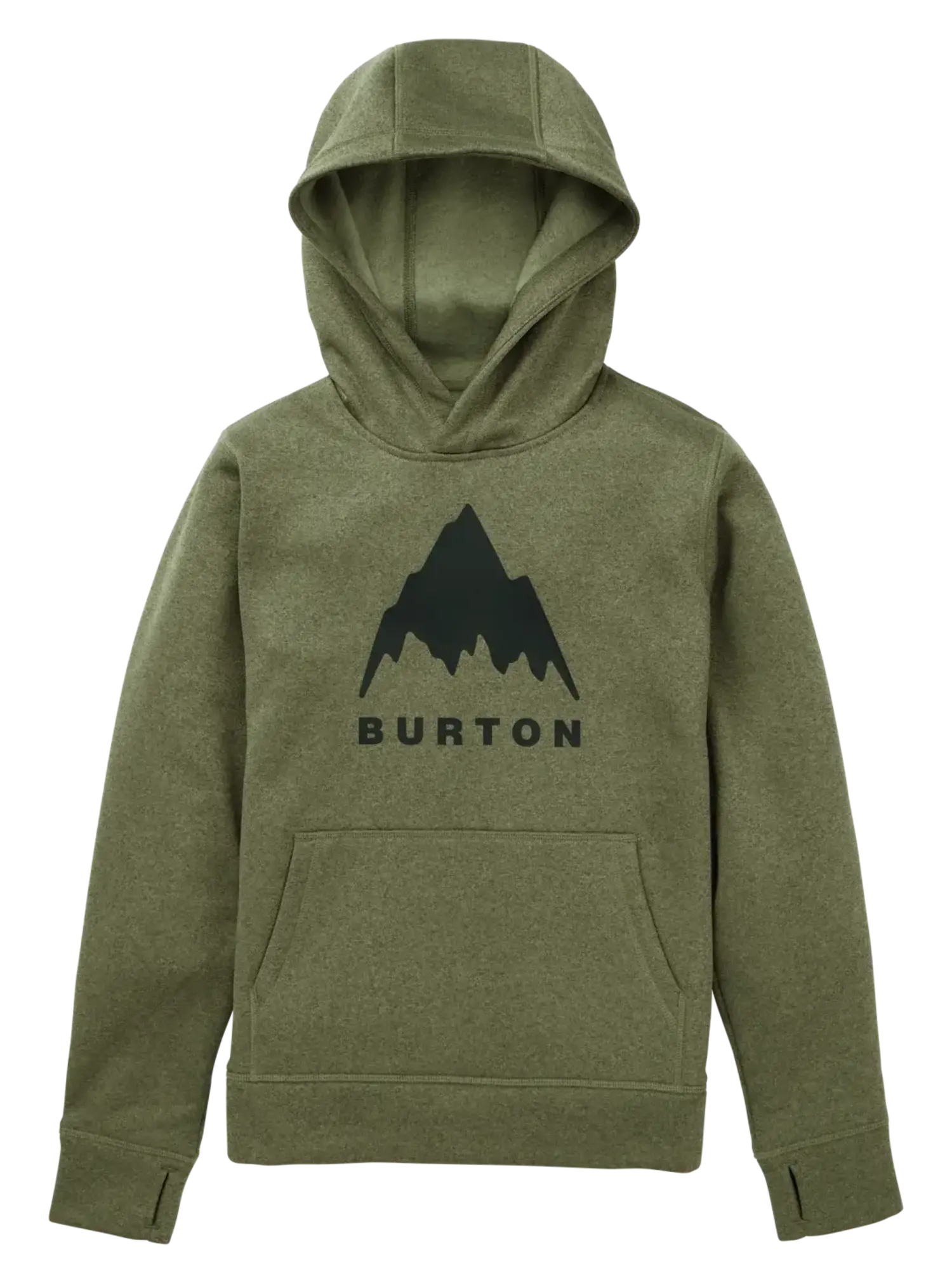 BURTON Kids' Oak Pullover Forest Moss Heather - Edge of the World