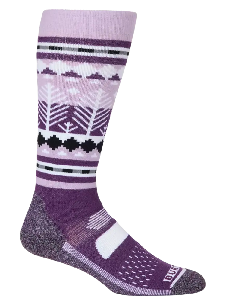 BURTON BURTON Women's Performance Midweight Socks Snowy Pines