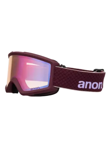 ANON ANON Helix 2.0 Goggles + Bonus Lens Deep Cherry / Perceive Cloudy Pink / Amber