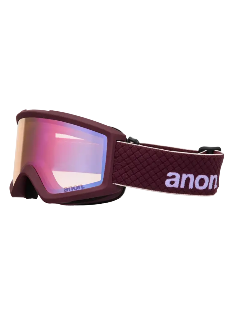 ANON ANON Helix 2.0 Goggles + Bonus Lens Deep Cherry / Perceive Cloudy Pink / Amber