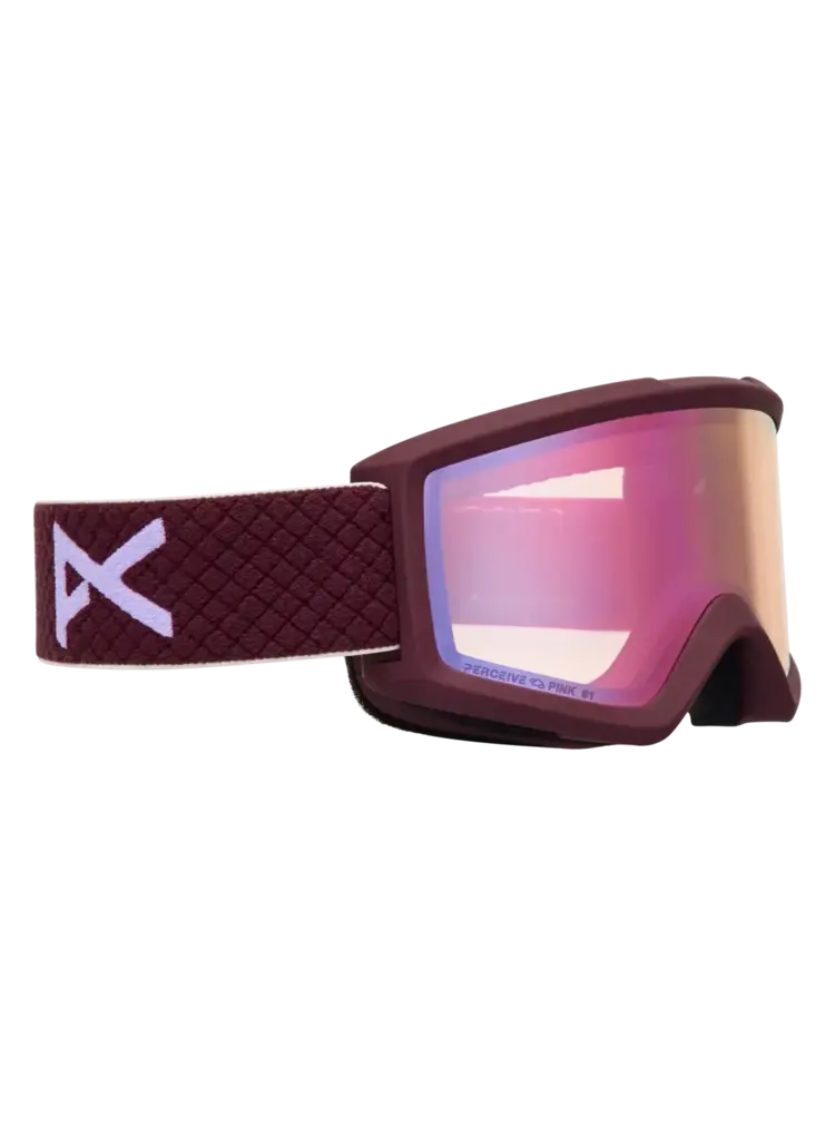 ANON ANON Helix 2.0 Goggles + Bonus Lens Deep Cherry / Perceive Cloudy Pink / Amber