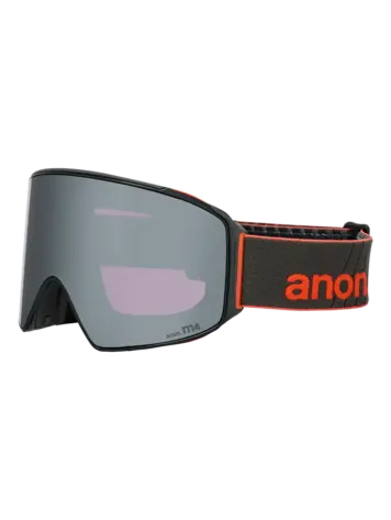 ANON ANON M4 Goggles (Cylindrical) + Bonus Lens + Mfi Face Mask Fiesta Red / Perceive Sunny Onyx / Perceive Variable Violet