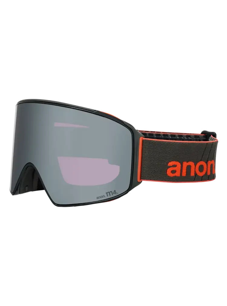 ANON ANON M4 Goggles (Cylindrical) + Bonus Lens + Mfi Face Mask Fiesta Red / Perceive Sunny Onyx / Perceive Variable Violet