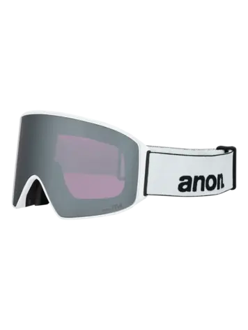 ANON ANON M4 Goggles (Cylindrical) + Bonus Lens + Mfi Face Mask White / Perceive Sunny Onyx / Perceive Variable Violet