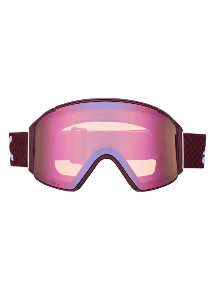 ANON ANON M4S Goggles (Cylindrical) + Bonus Lens + Mfi Face Mask Deep Cherry / Perceive Cloudy Pink / Perceive Variable Blue
