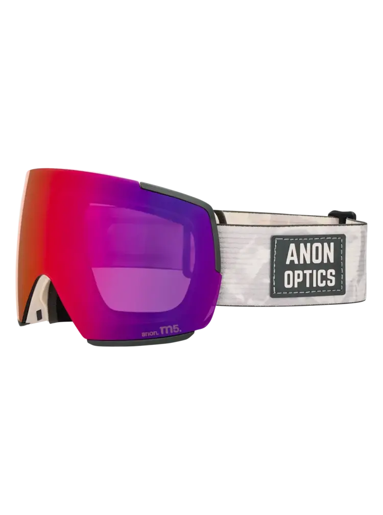 ANON ANON M5 Goggles + Bonus Lens + Mfi Face Mask Sediment / Perceive Sunny Red / Perceive Cloudy Burst