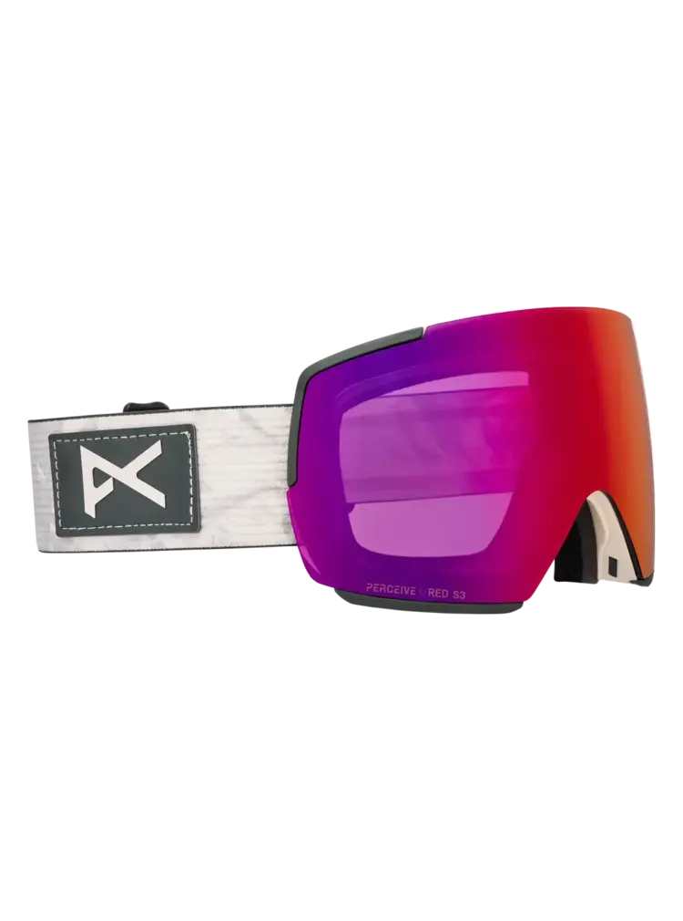 ANON ANON M5 Goggles + Bonus Lens + Mfi Face Mask Sediment / Perceive Sunny Red / Perceive Cloudy Burst