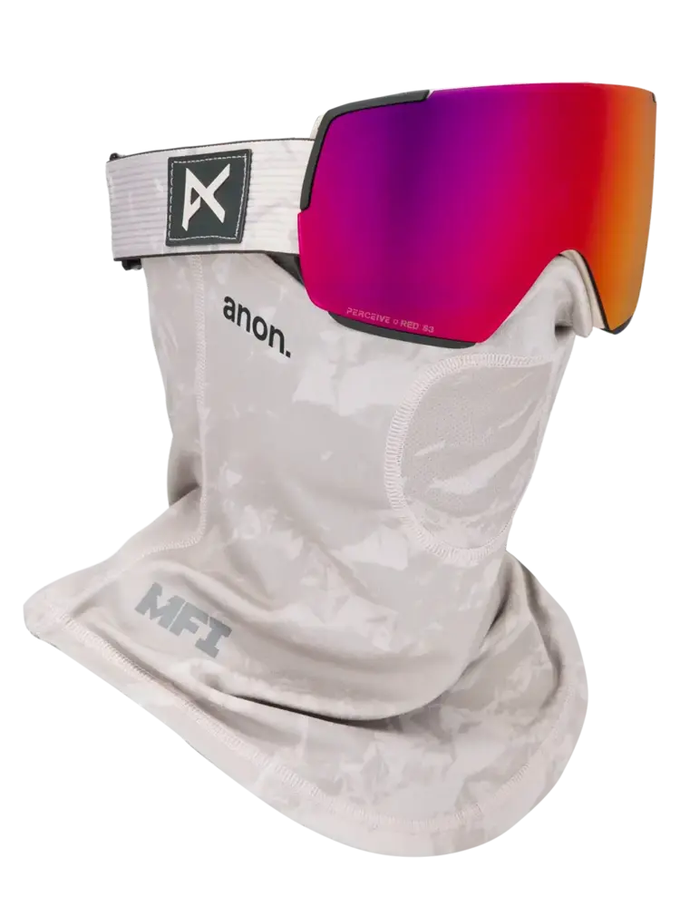 ANON ANON M5 Goggles + Bonus Lens + Mfi Face Mask Sediment / Perceive Sunny Red / Perceive Cloudy Burst