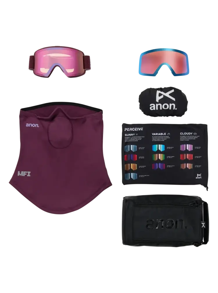 ANON ANON M6S Goggles Hyper Lilac / Perceive Sunny Onyx / Perceive Variable Violet