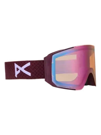 ANON ANON Sync Goggles + Bonus Lens + Mfi Face Mask Deep Cherry / Perceive Cloudy Pink / Perceive Variable Blue