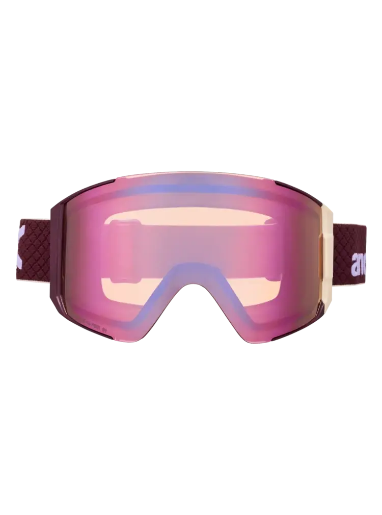 ANON ANON Sync Goggles + Bonus Lens + Mfi Face Mask Deep Cherry / Perceive Cloudy Pink / Perceive Variable Blue