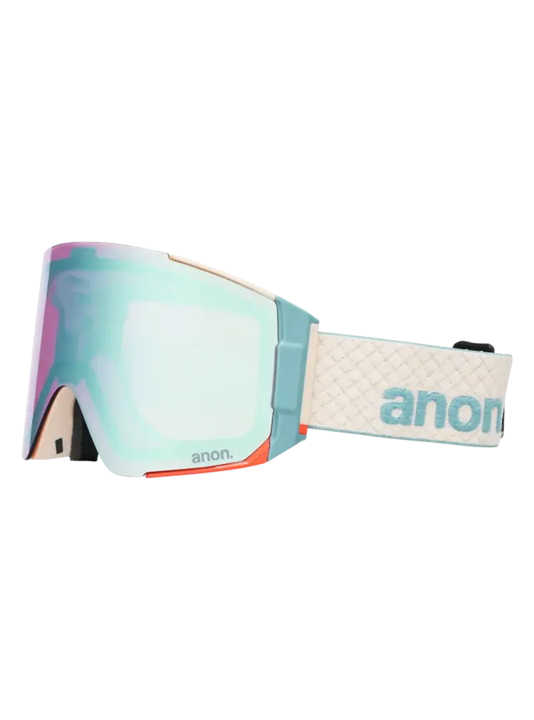 ANON ANON Sync Goggles + Bonus Lens + Mfi Face Mask Oat / Perceive Variable Blue / Perceive Cloudy Pink