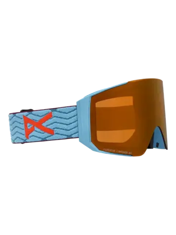 ANON ANON Sync Goggles + Bonus Lens + Mfi Face Mask Retro Blue / Perceive Sunny Bronze / Perceive Cloudy Burst