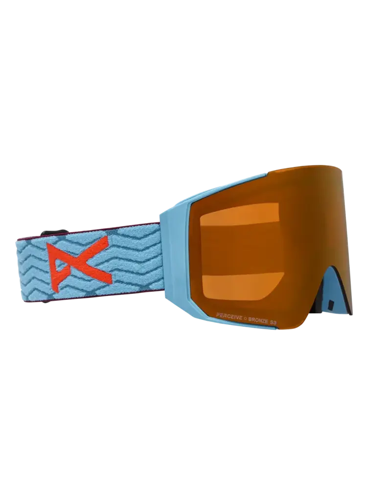 ANON ANON Sync Goggles + Bonus Lens + Mfi Face Mask Retro Blue / Perceive Sunny Bronze / Perceive Cloudy Burst