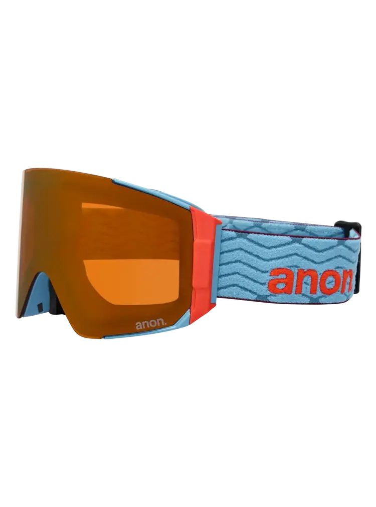ANON ANON Sync Goggles + Bonus Lens + Mfi Face Mask Retro Blue / Perceive Sunny Bronze / Perceive Cloudy Burst