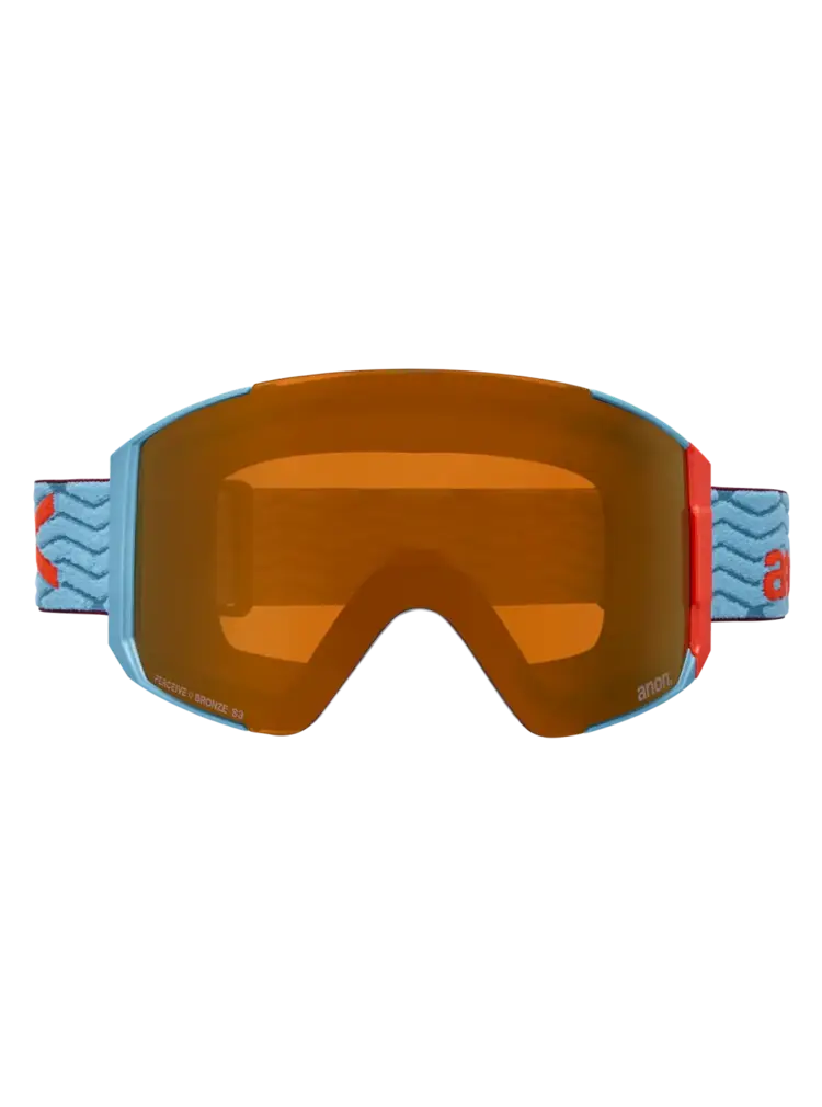 ANON ANON Sync Goggles + Bonus Lens + Mfi Face Mask Retro Blue / Perceive Sunny Bronze / Perceive Cloudy Burst