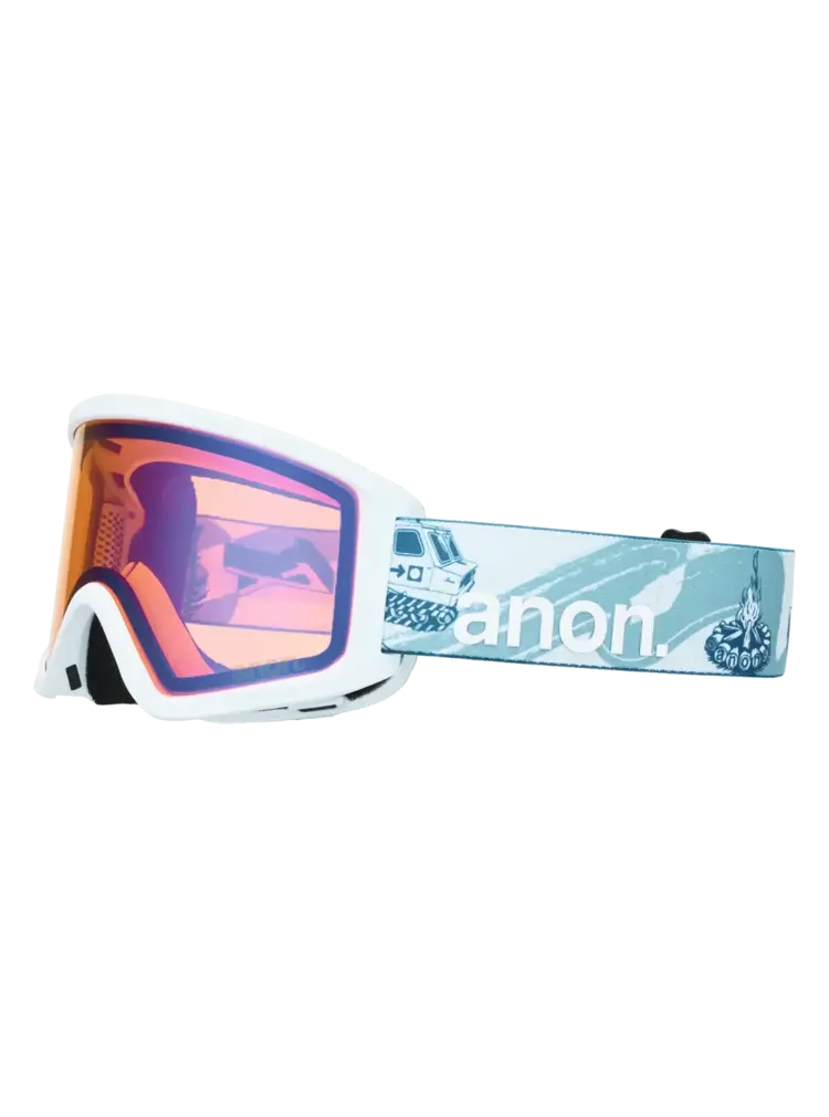 ANON ANON Tracker 2.0 Goggles + Mfi Face Mask Mountain Party / Blue Amber