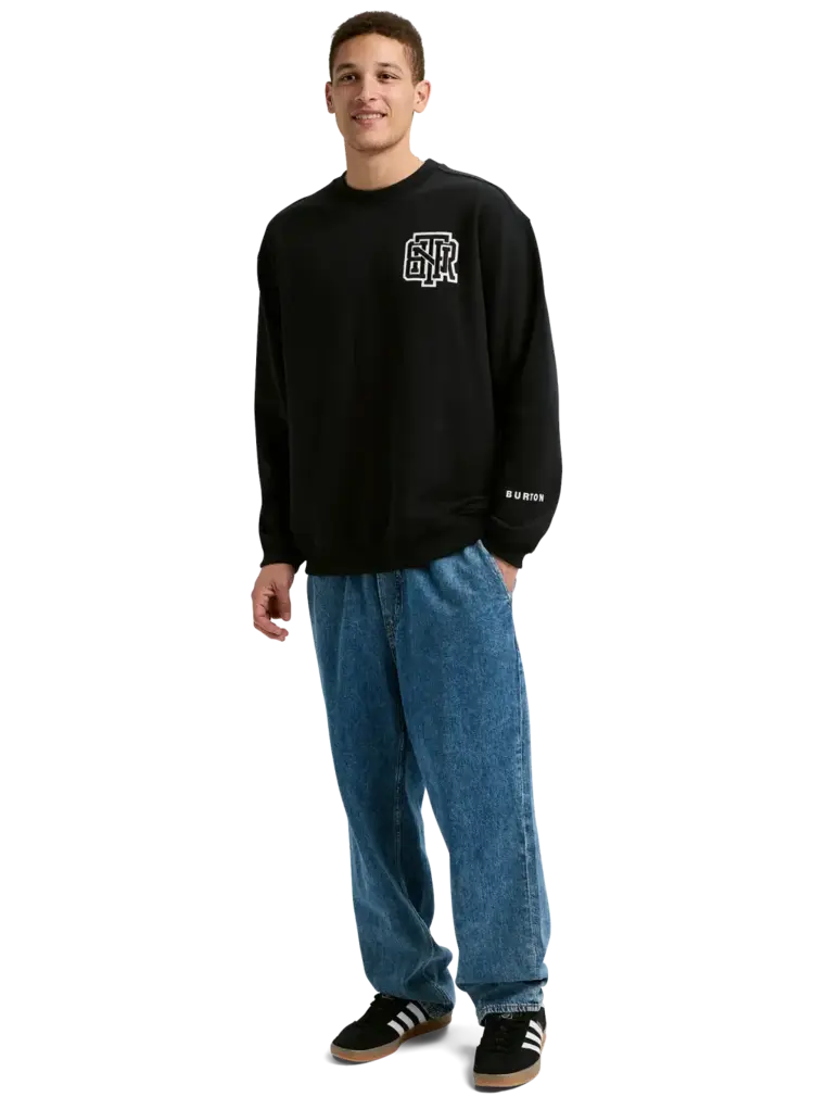 BURTON BURTON Collegiate Crew Sweatshirt True Black