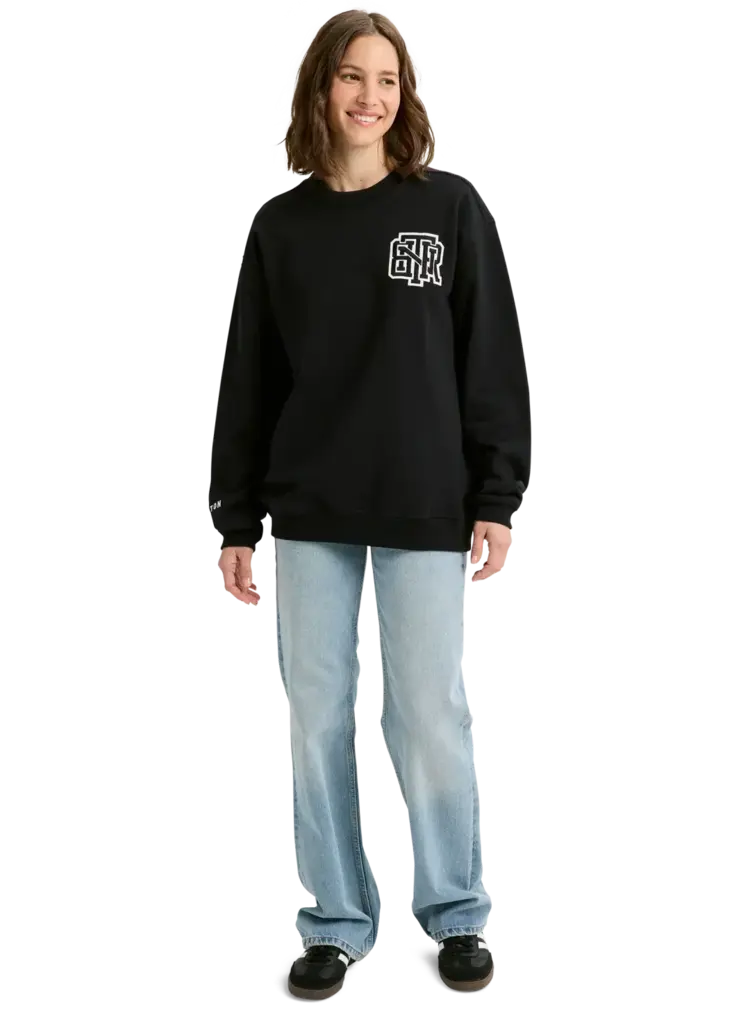BURTON BURTON Collegiate Crew Sweatshirt True Black