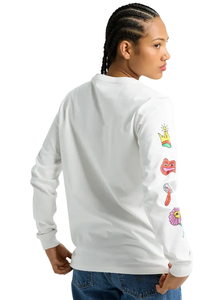 BURTON BURTON Counterbalance 26 Long Sleeve T-Shirt Stout White