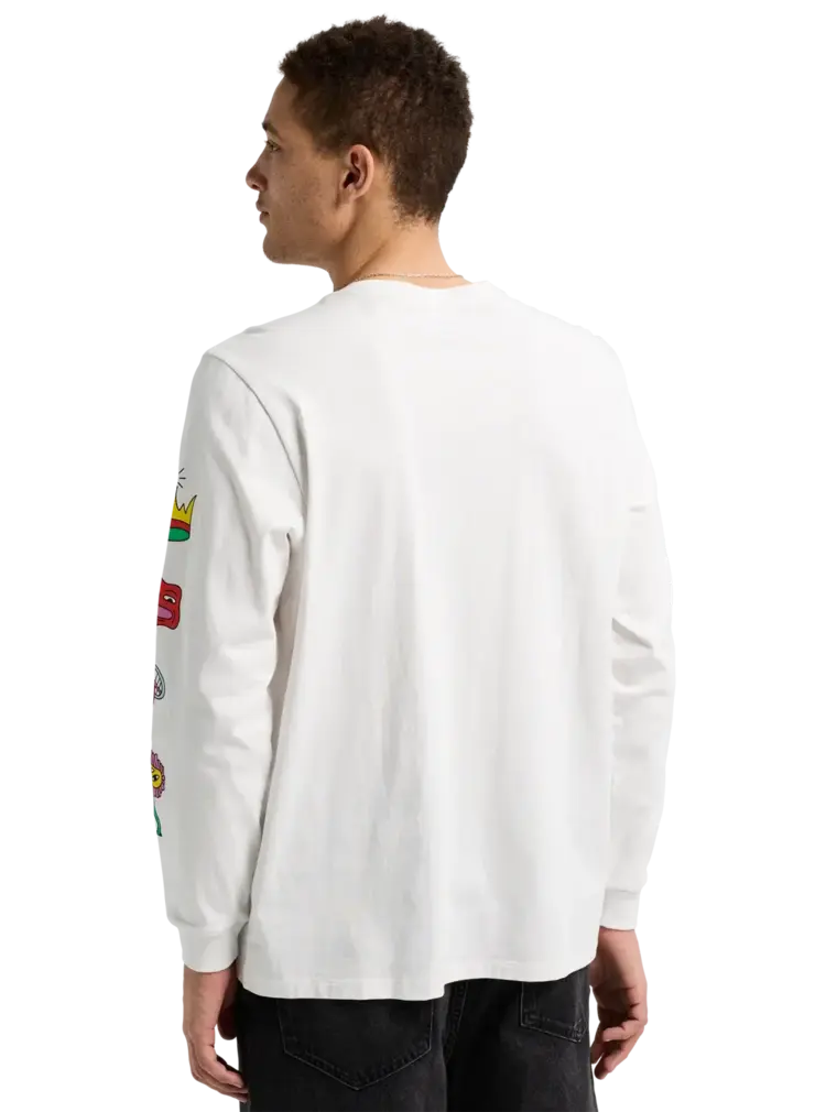 BURTON BURTON Counterbalance 26 Long Sleeve T-Shirt Stout White