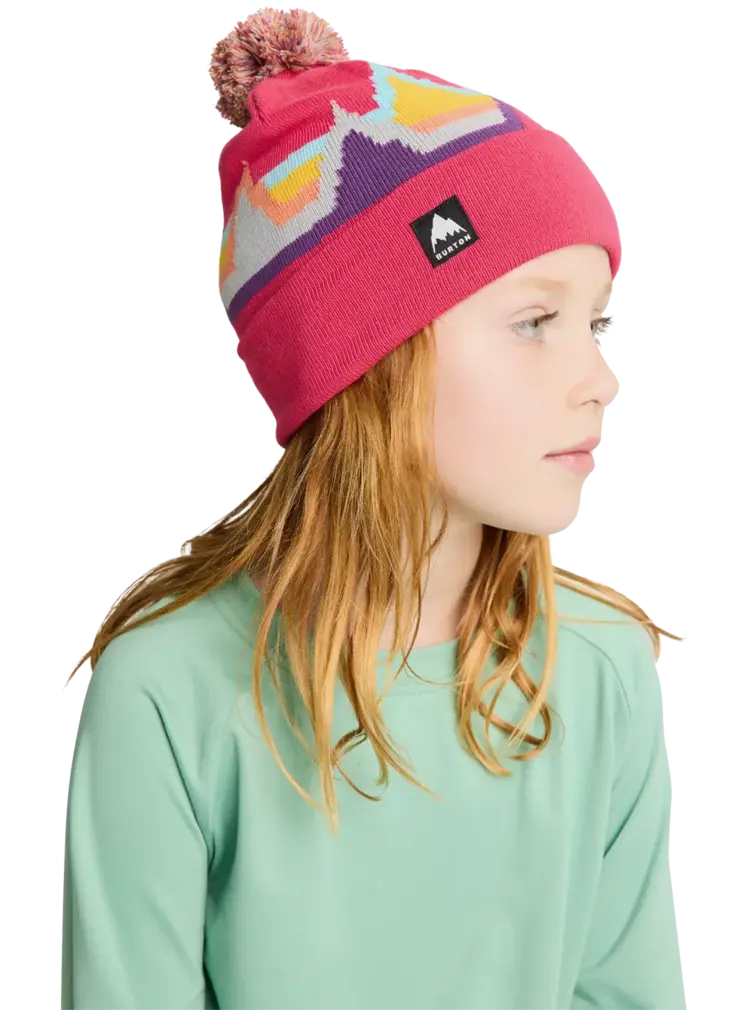 BURTON BURTON Kids' Recycled Echo Lake Beanie Azalea Pink