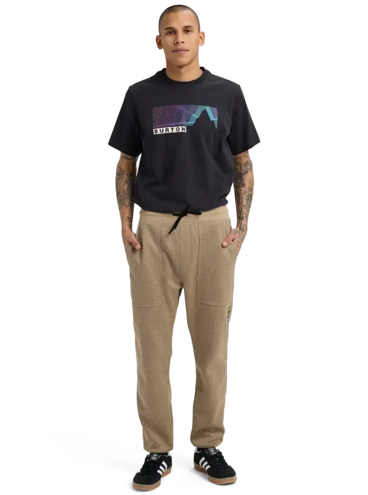 BURTON BURTON Men's Oak Fleece Pants Summit Taupe Heather