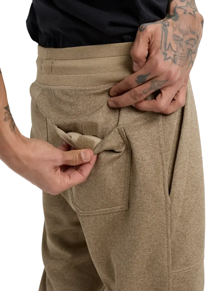 BURTON BURTON Men's Oak Fleece Pants Summit Taupe Heather