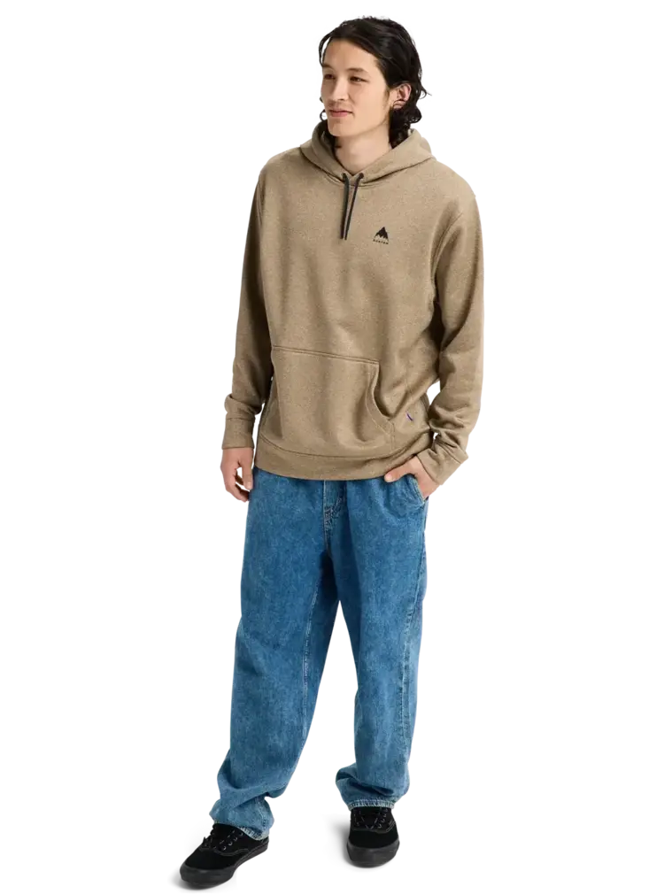 BURTON BURTON Men's Oak Pullover Hoodie Summit Taupe Heather