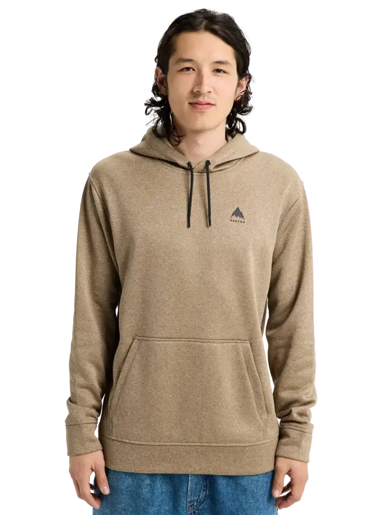 BURTON BURTON Men's Oak Pullover Hoodie Summit Taupe Heather