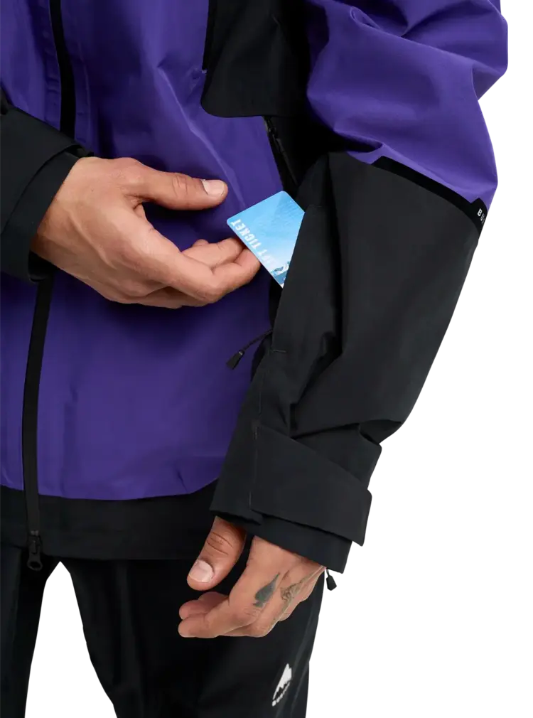 BURTON BURTON Men's Reserve Gore-Tex 2L Jacket Prism Violet/True Black
