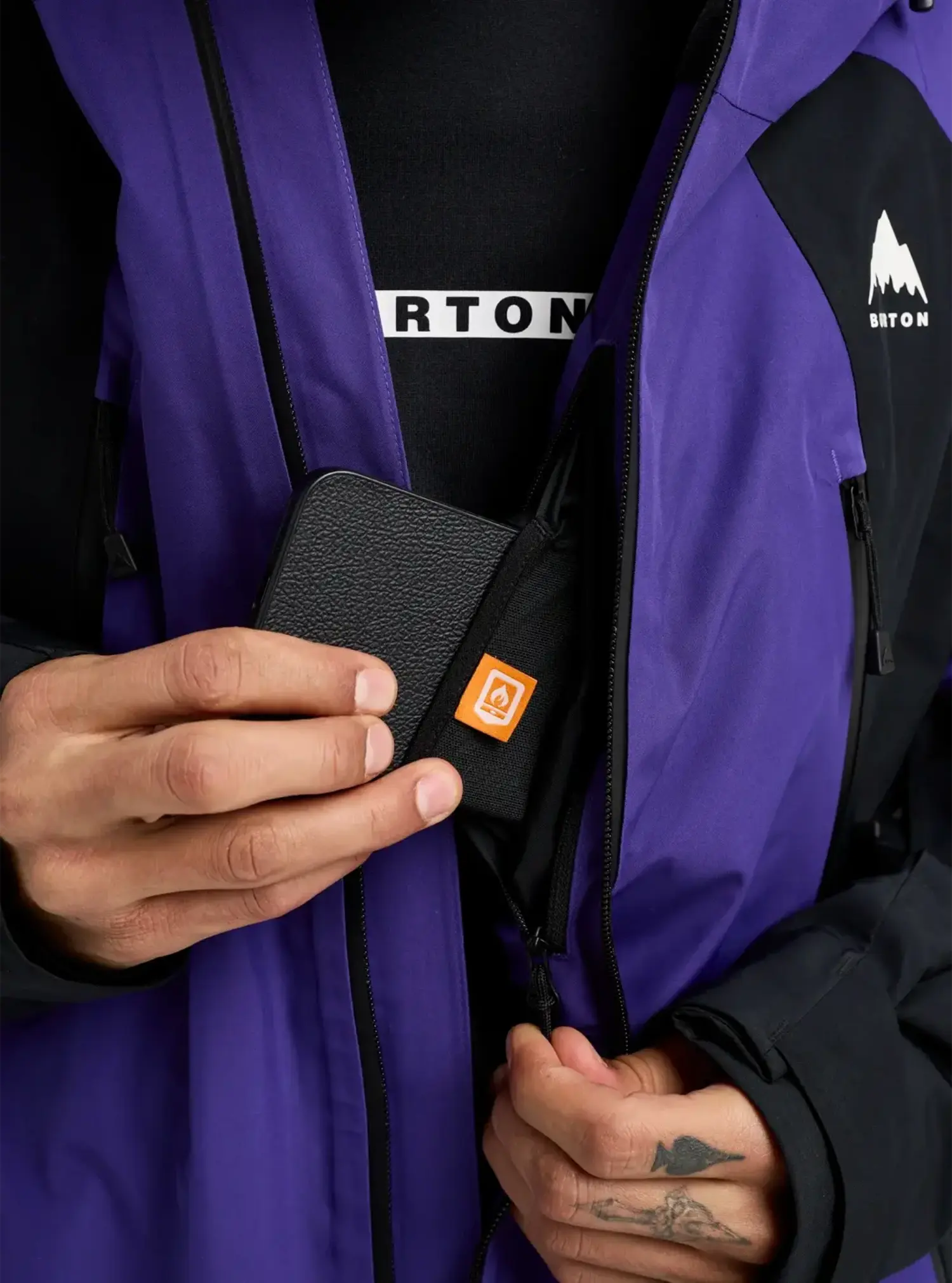 BURTON Men's Reserve Gore-Tex 2L Jacket Prism Violet/True Black