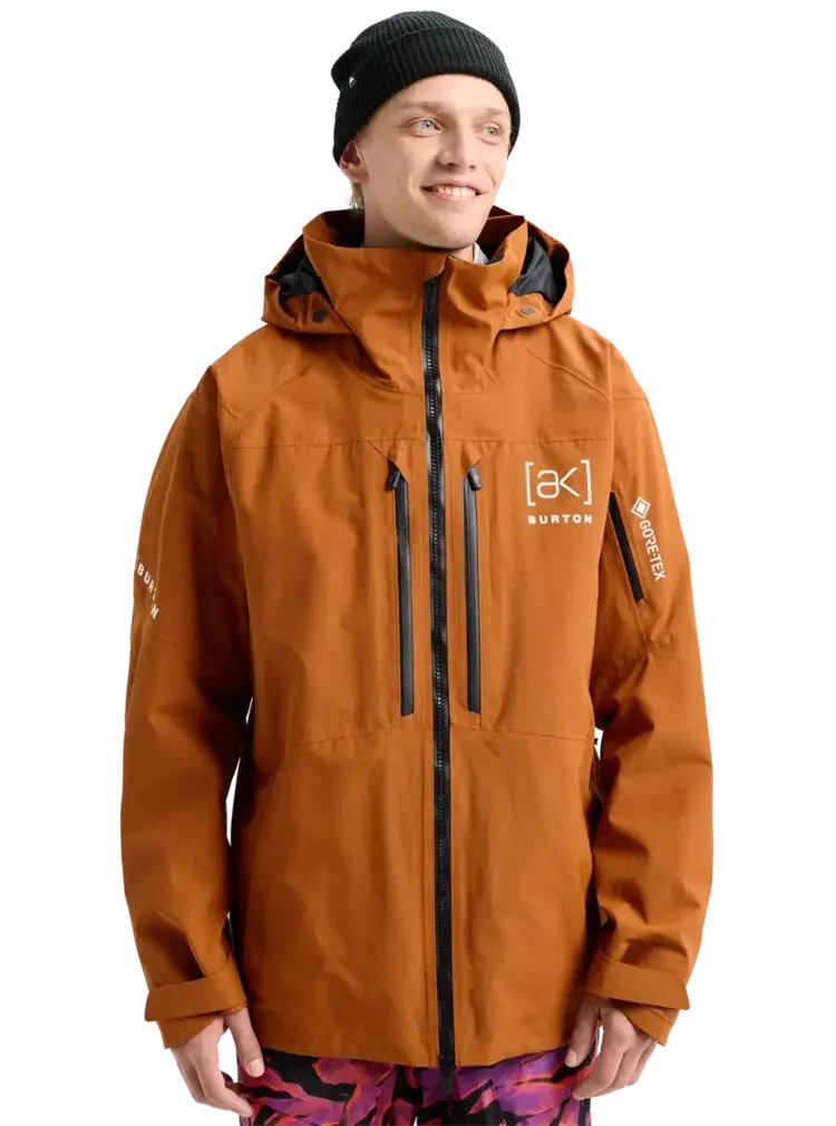 BURTON BURTON Men's [AK] Swash Goreâ€‘Tex 2L Jacket Chestnut Brown