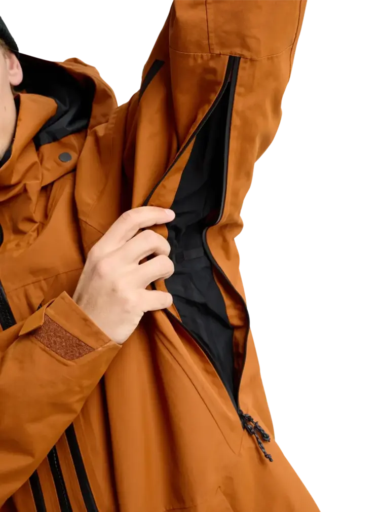 BURTON BURTON Men's [AK] Swash Goreâ€‘Tex 2L Jacket Chestnut Brown