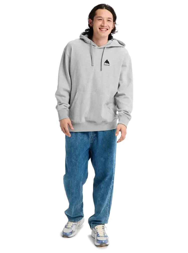 BURTON BURTON Mountain Pullover Hoodie Gray Heather