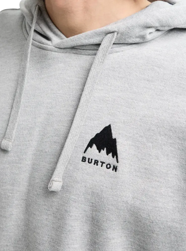 BURTON BURTON Mountain Pullover Hoodie Gray Heather