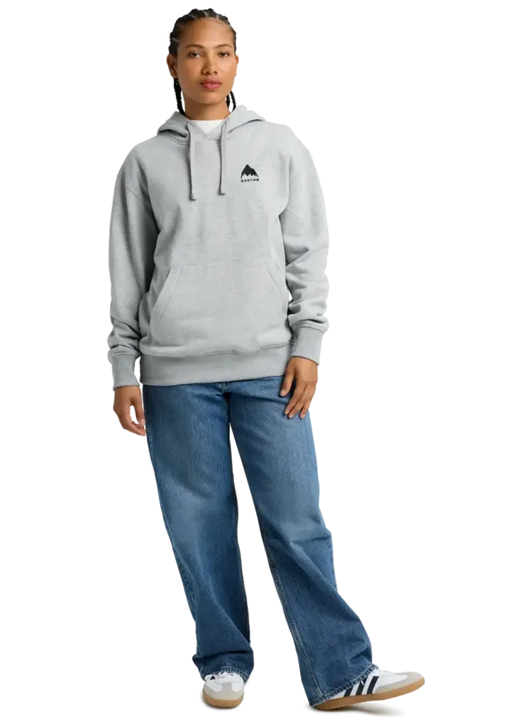 BURTON BURTON Mountain Pullover Hoodie Gray Heather