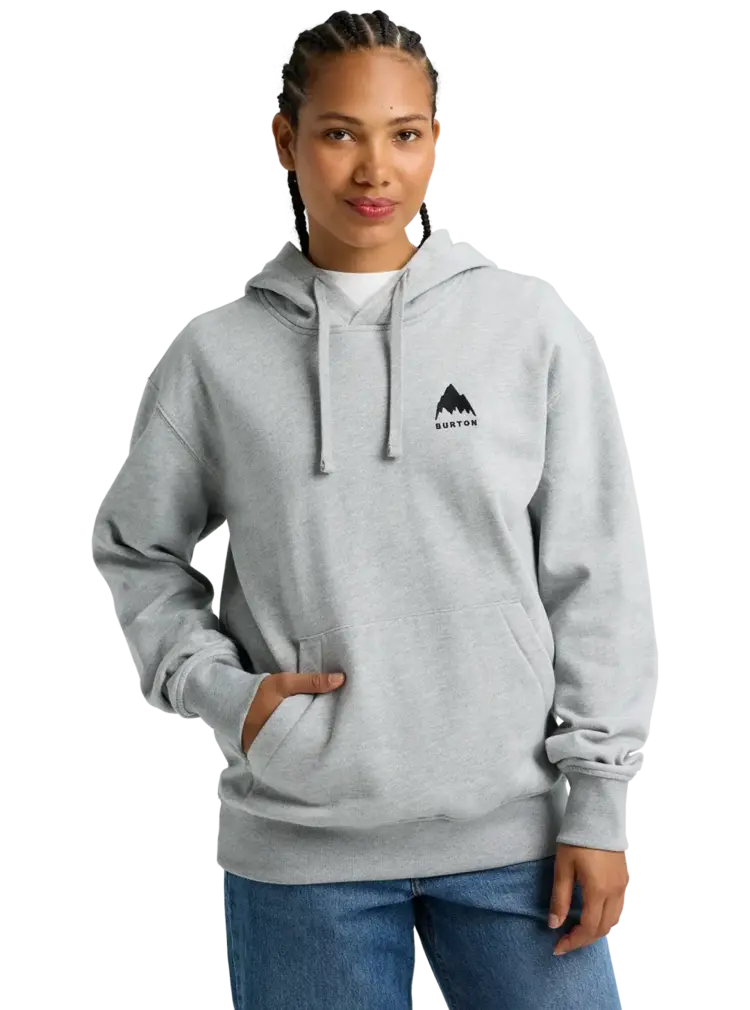BURTON BURTON Mountain Pullover Hoodie Gray Heather