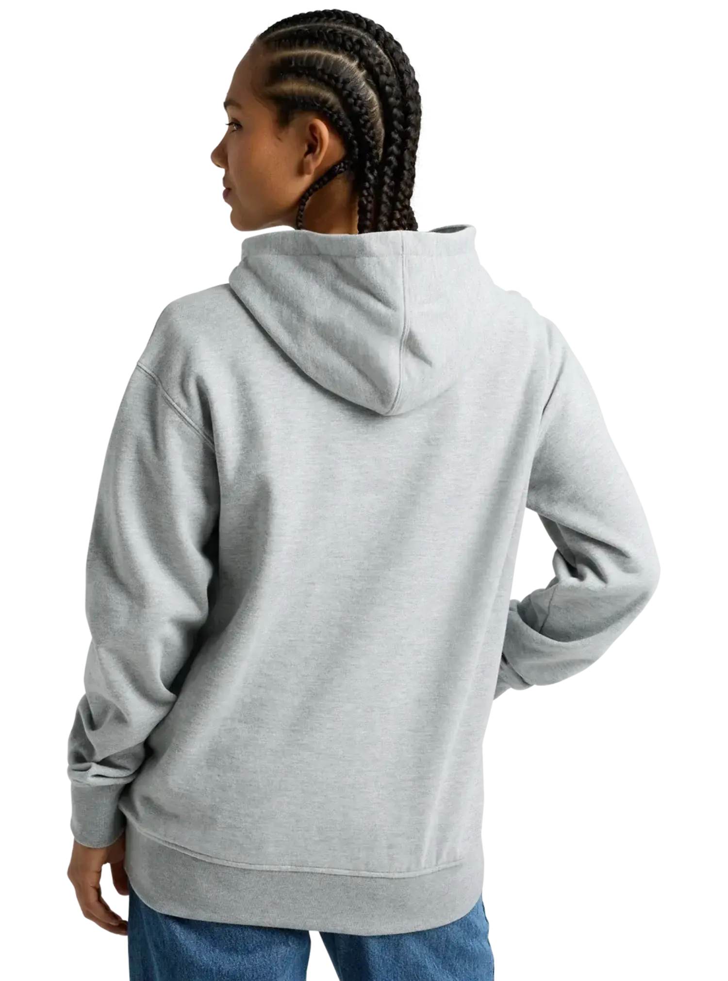 BURTON Women's Antidote Pullover Hoodie - X-Large, Faded Heather, Jersey Lined Hood, Kangaroo Pockets - View #2