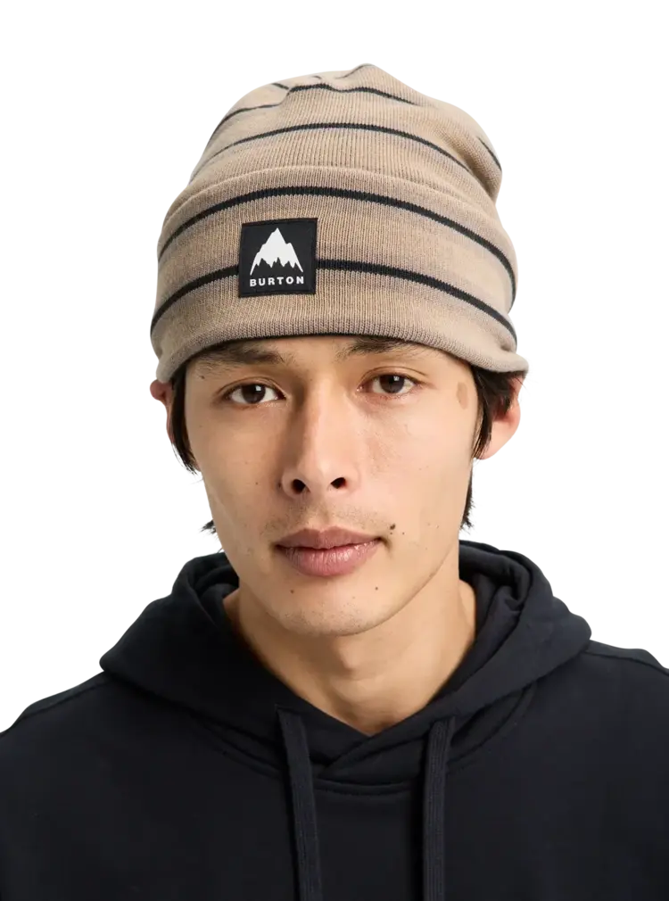 BURTON BURTON Recycled Kactusbunch Tall Beanie Summit Taupe Stripes
