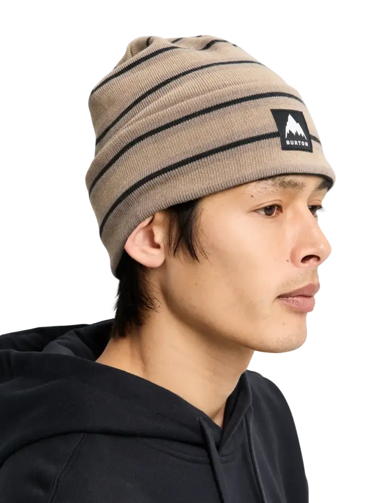 BURTON BURTON Recycled Kactusbunch Tall Beanie Summit Taupe Stripes