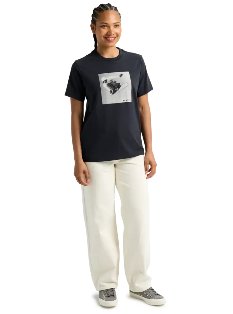 BURTON BURTON Sidehit Short Sleeve T-Shirt True Black