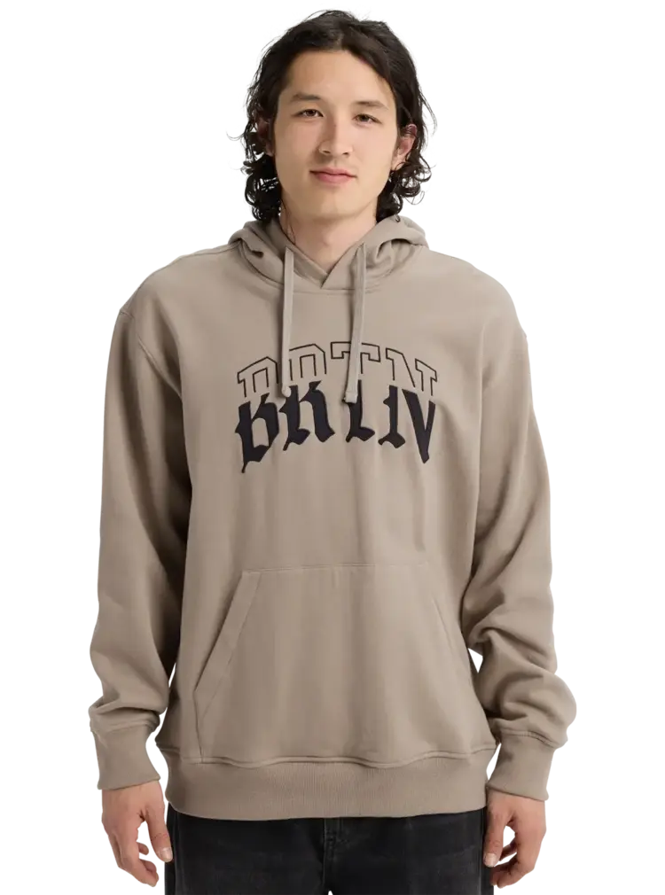 BURTON BURTON Varsity Pull-Over Hoodie Summit Taupe